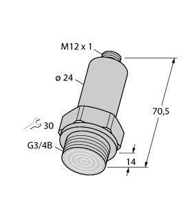Drucktransmitter PT025R-26-LI3-H1140 Drucktransmitter PT025R-26-LI3-H1140