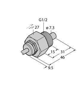 Eintauchsensor FCSG12A4NAEXD024 5M Eintauchsensor FCSG12A4NAEXD024 5M