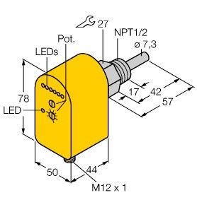 Eintauchsensor FTCS-N1/2 #6870036 Eintauchsensor FTCS-N1/2 #6870036