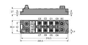 Feldbus-I/O-Modul FLDP-IOM88-0002 Feldbus-I/O-Modul FLDP-IOM88-0002