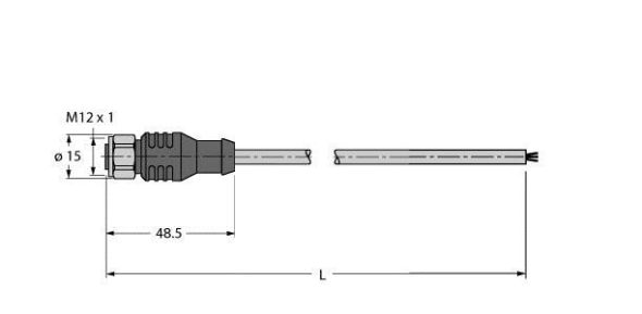 Feldbusleitung RKCV-FBY48BU-60M/5D Feldbusleitung RKCV-FBY48BU-60M/5D