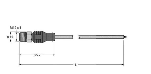 Feldbusleitung RSCV-FBY49YE-8M/5D Feldbusleitung RSCV-FBY49YE-8M/5D
