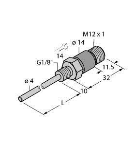 Fühler TP104AG1/8H1141L035 Fühler TP104AG1/8H1141L035