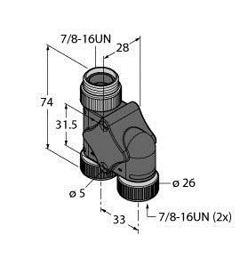 h-Verteiler XSH-RSM-2RKM 57/K1T h-Verteiler XSH-RSM-2RKM 57/K1T