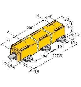 Induktiver Linearwegsensor LI200P1Q17LM1LIU5X2 Induktiver Linearwegsensor LI200P1Q17LM1LIU5X2