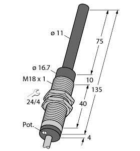 Induktiver Sensor WI70-M18-LIU5