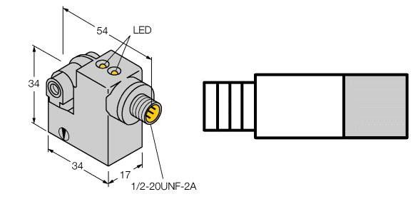 Magnetfeldsensor BIM-IKM-AZ3X2-B3131 Magnetfeldsensor BIM-IKM-AZ3X2-B3131