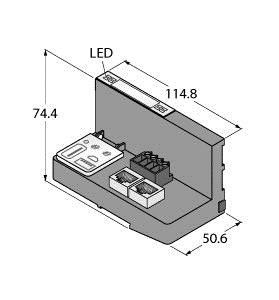 Programmierb. Gateway BL20-PG-EN-V3-WV Programmierb. Gateway BL20-PG-EN-V3-WV