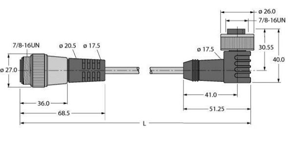 PVC-Kabelmantel RSM WKM 5711-4M PVC-Kabelmantel RSM WKM 5711-4M