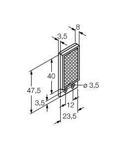 Reflektor BRT-40X23B Reflektor BRT-40X23B