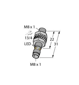 Sensor induktiv BI2-EG08K-AN6X-V1131 Sensor induktiv BI2-EG08K-AN6X-V1131