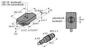 Sensor NI1.5-KSR #4430122 Sensor NI1.5-KSR #4430122