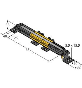 Sicherheitslichtvorhang SLPMR25-970 Sicherheitslichtvorhang SLPMR25-970