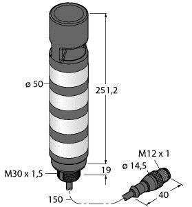 Signalsäule TL50HBGYRAOSQP