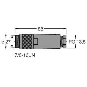 Steckverbinder BS4141-0/13.5 Steckverbinder BS4141-0/13.5