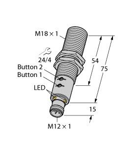 Ultraschallsensor RU130U-M1 #1610018 Ultraschallsensor RU130U-M1 #1610018