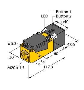 Ultraschallsensor RU200-CP40-LIU2P8X2T Ultraschallsensor RU200-CP40-LIU2P8X2T