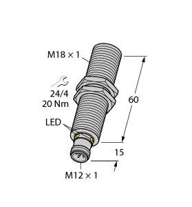 Ultraschallsensor RU40UM18ELU8X2H1151