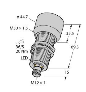 Ultraschallsensor RU600U-M3 #1610037