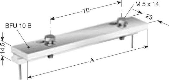 Befestigung BFU 10 B-10 Befestigung BFU 10 B-10