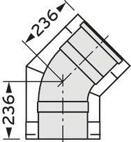 Bogen 45 Grad 0020095548 Bogen 45 Grad 0020095548