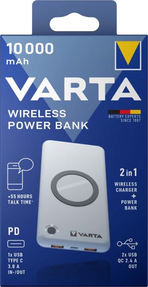 Wireless Power Bank PowerBank10000 (2x1)