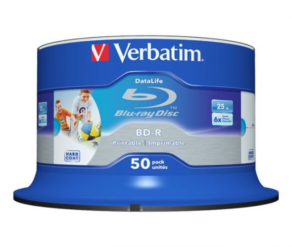 BD-R 25GB/1-6x 43812 (VE50) BD-R 25GB/1-6x 43812 (VE50)