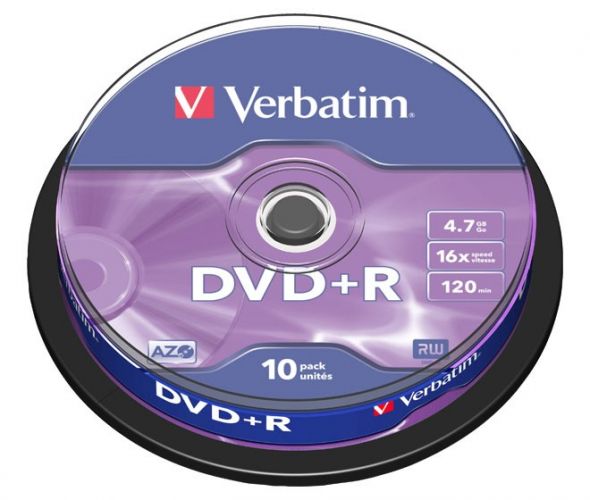 DVD+R 4.7GB/120Min/16x 43498 (VE10) DVD+R 4.7GB/120Min/16x 43498 (VE10)