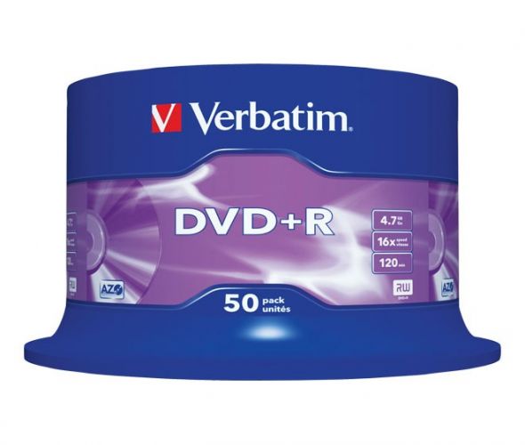 DVD+R 4.7GB/120Min/16x 43550 (VE50) DVD+R 4.7GB/120Min/16x 43550 (VE50)