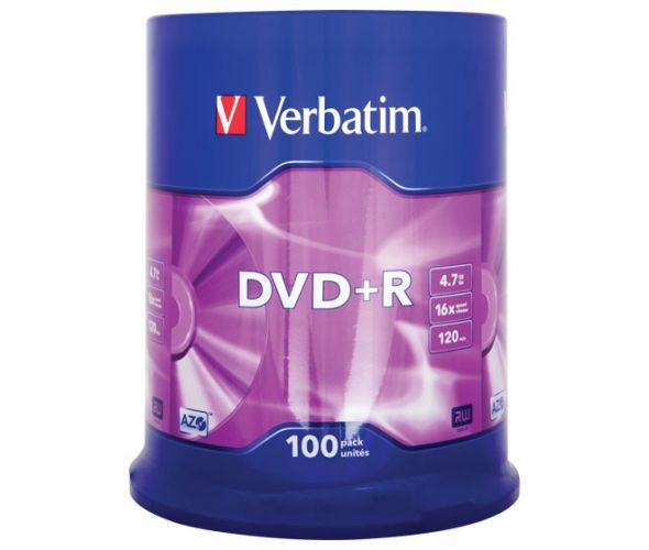 DVD+R 4.7GB/120Min/16x 43551 (VE100) DVD+R 4.7GB/120Min/16x 43551 (VE100)