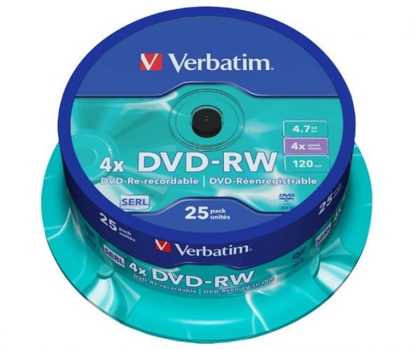 DVD-RW 4.7GB/120Min/4x 43639 DVD-RW 4.7GB/120Min/4x 43639