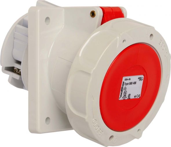 Anbaudose schräg 63A 569406