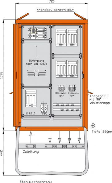 Anschlussschrank WA0016
