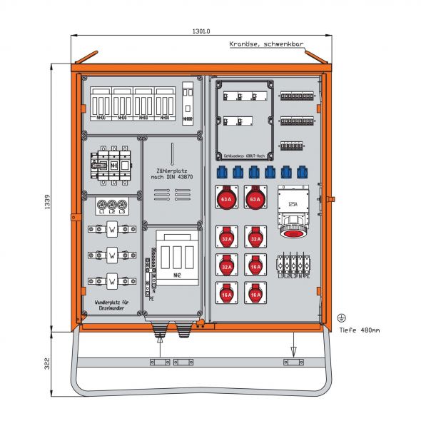 Anschlussverteilerschrank WAV0271R1