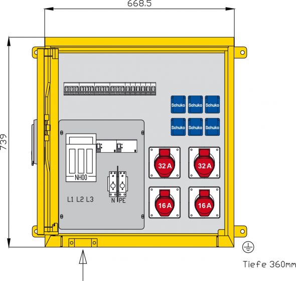 Aufputzverteiler WAP0315