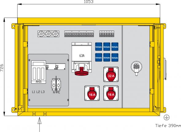 Aufputzverteiler WAP0525