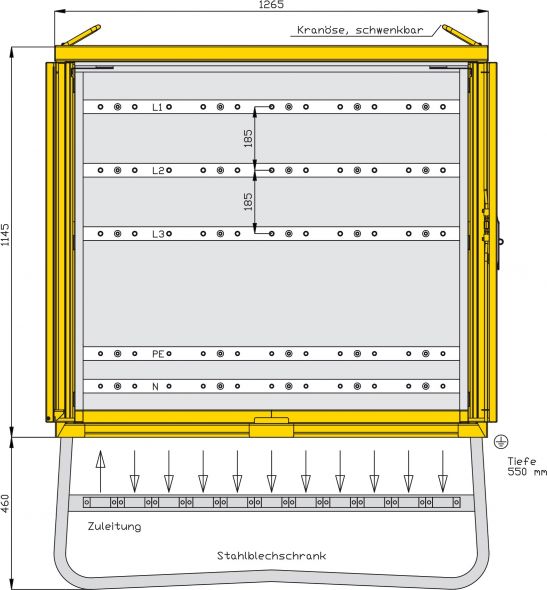 Modulverteiler bis 630A WVM003