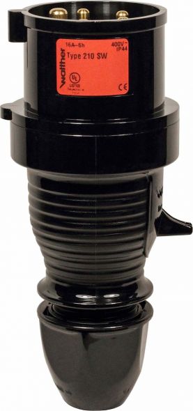 Stecker schwarz 32A 230SW