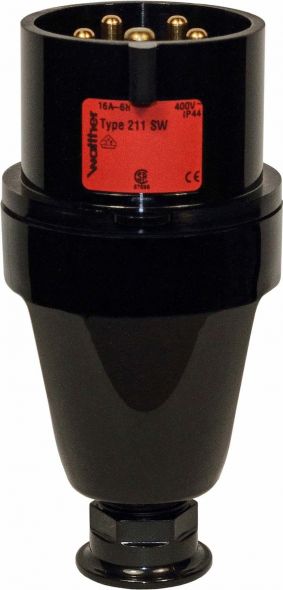 Stecker schwarz 63A 261406SW Stecker schwarz 63A 261406SW