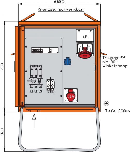 Verteilerschrank WV0364R1