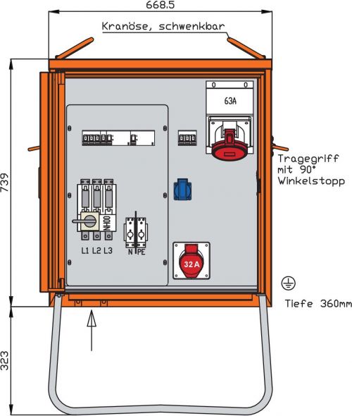 Verteilerschrank WV0365R1