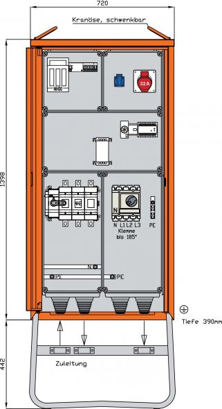 Verteilerschrank WV0740R1