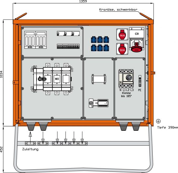 Verteilerschrank WV0746R1