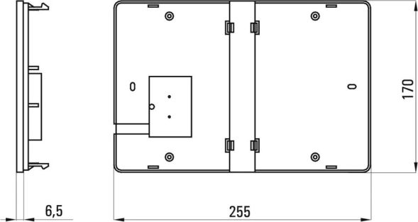 Rückwand RWZL135 ws