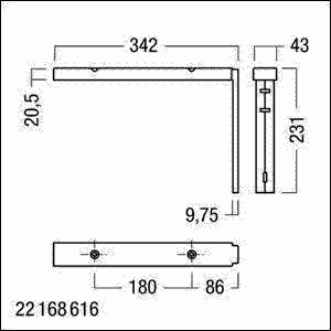 Anbauwinkel CROSSIGN #22171528