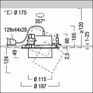 LED-Einbaustrahler VIV2-R L #60716109 LED-Einbaustrahler VIV2-R L #60716109