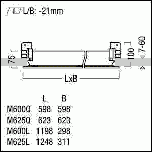 LED-Reinraumleuchte CL2 S 6200 #42186892