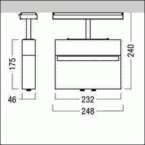 LED-Sicherheitsleuchte CROSSIGN #42186577 LED-Sicherheitsleuchte CROSSIGN #42186577