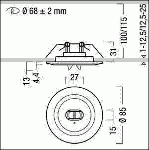 LED-Sicherheitsleuchte RESCLITE P #42931087 LED-Sicherheitsleuchte RESCLITE P #42931087