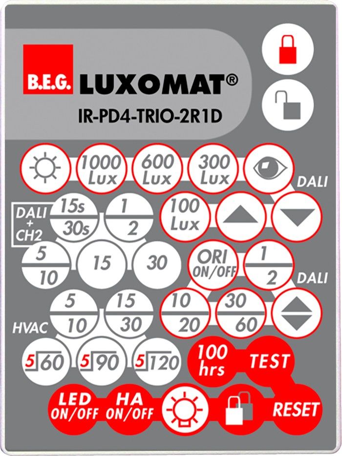 IR-Fernbedienung IR-PD4-TRIO-2R1D